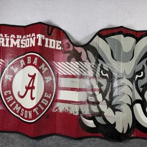 New NCAA Alabama Crimson Tide Car Truck Windshield Folding SunShade Large Size - Picture 1 of 6