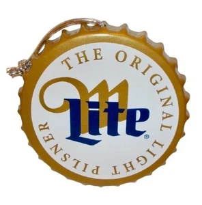 Miller Lite Pilsner 5" Bierflaschenverschluss Weihnachtsbaum Weihnachtsschmuck 2025 - Bild 1 von 1