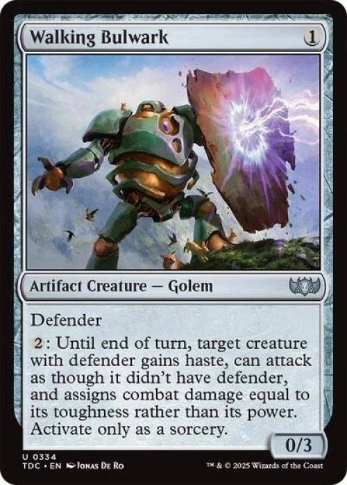 NM U - Walking Bulwark: Commander: Tarkir: Dragonstorm - Image 1 of 1