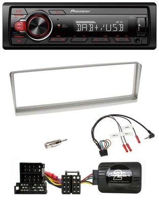 Pioneer MP3 1DIN DAB USB Lenkrad Autoradio für Alfa Romeo 156 2002-2003 silber - Bild 1 von 4