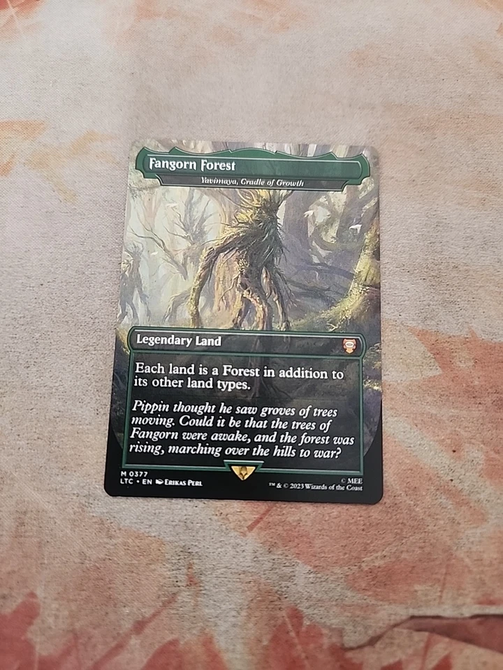 Fangorn Forest-Yavimaya, Cradle Of Growth Commander The Lord Of The Rings MTG NM - Image 1 of 1