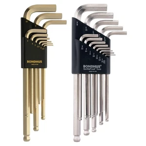 Bondhus 20399 Chiave a L con estremità a sfera DoublePK con finitura BriteGuard e GoldGuard - Foto 1 di 8