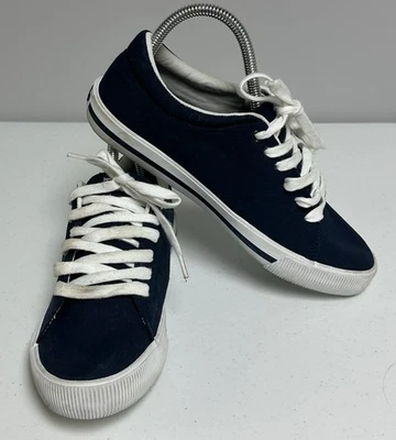 Zapatos Polo Ralph Lauren azul marino de lona para niños talla 5,5 Foto 1 de 4