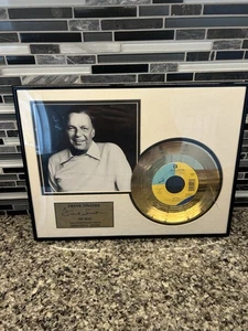 Frank Sinatra My Way Limited Edition 24Kt Gold Plated Vinyl Record 1065 of 5,000 - Picture 1 of 7