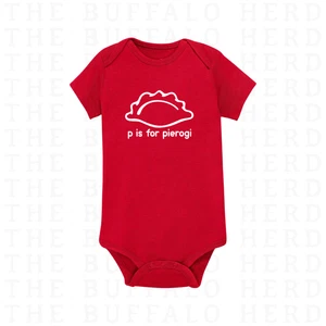 Kinder P is for Pierogi Polen Shirt, Baby Polish Pride Heritage Geschenk Dyngus Day - Bild 1 von 1