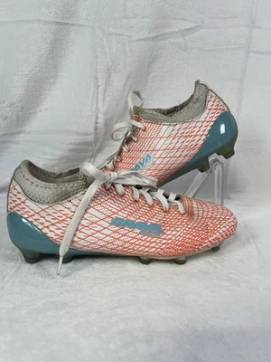 Brava Soccer Teen Or Women’s 171030 Cleats Size 7.5B Orange & Blue Soccer Cleats - Image 1 of 4