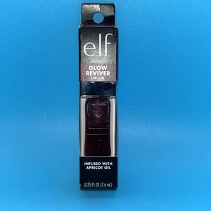 E.L.F. Aceite de albaricoque infundido Glow Reviver Lip Oil Jam Session 82009 0,25 fl oz. Nuevo en caja - Imagen 1 de 2