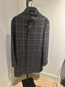 Belvin Coat in Recycled Wool-Blend Melton (XL) - Picture 1 of 5