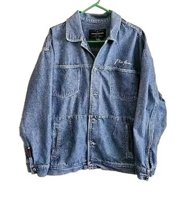 Chaqueta de Colección Años 90 Y2K Phat Farm Para Hombre Azul Denim Tareas 2XL Hip Hop Russell Simmons - Imagen 1 de 14
