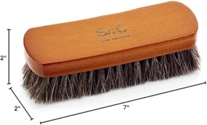 Spazzole per scarpe Stone & Clark per capelli di cavallo, nuove prezzo consigliato £ 25 - Foto 1 di 5