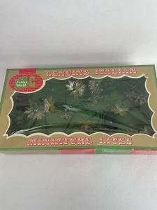 Vtg Santa's World Genuine Italian Miniature Lites Lights Stars - Picture 1 of 4