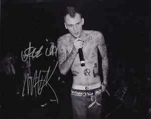 MGK Machine Gun Kelly 3.5x5 autograph photo Reprint - Picture 1 of 1