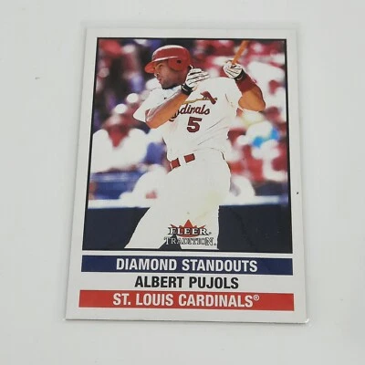 Fleer Tradition Diamond Standouts 2002 #U276 ~ Albert Pujols ~ casi nuevo ~ Cardinals Foto 1 de 2
