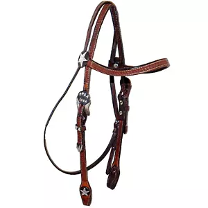 Cowperson Tack Sterlingsilber auf Eisen Show Trophäe Western Stirnband Kopfstück - Bild 1 von 12