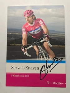 Autograph SERVAIS KNAVEN-Cycling-Team Telekom GERMANY-Tour dFrance-NetherlandsAK - Picture 1 of 2