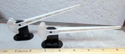 vintage model train railroad plastic Railroad Crossing Xing Warning arms 6 inch - Image 1 of 4