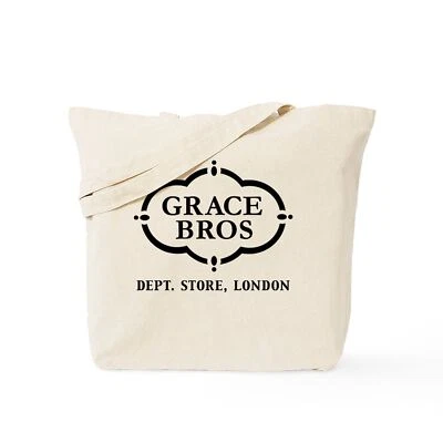 Bolso de Mano CafePress Grace Brothers de Lona Natural, Bolso de Compras de Tela (590563215) Foto 1 de 4