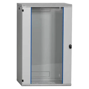 19" Wandgehäuse Netzwerkschrank Serverschrank 21HE Tiefe 600mm grau ProfiPatch - Afbeelding 1 van 10
