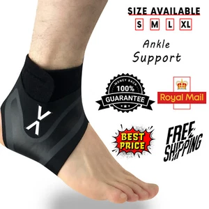 Ankle Support Strap Compression Wrap Medical Bandage Brace Foot Pain Relief UK - Picture 1 of 18
