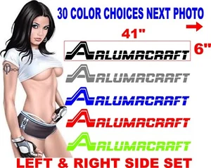 ALUMACRAFT DECAL DECALS BOAT BOATS HULL SIDE message for other options - Picture 1 of 2