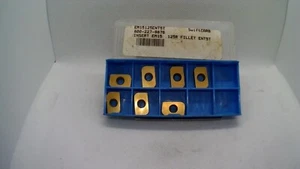 (7 Inserts) SwiftCarb EM15125ENT5T, Milling Insert EM15, .125R fillet ENT5T - Picture 1 of 1