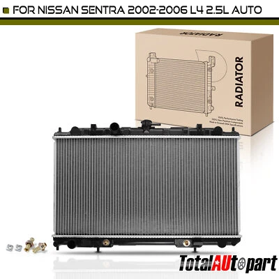 Radiador con enfriador de aceite para Nissan Sentra 2002 2003 2004-2006 L4 2,5 L automático Foto 1 de 4