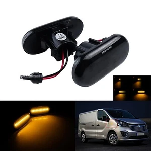 Paire Clignotants LED Dynamiques Latéraux pour Opel Vivaro Dacia Duster Nissan - Photo 1 sur 6