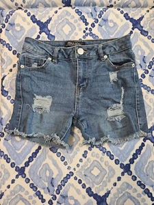 Blue Short jeans for girl size 10 SCHOOL appropriate. High-quality denim!!!! - Picture 1 of 7