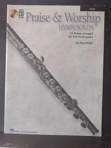 Flute Songbook Praise & Worship Hymn Solos Play-Along Pack W/CD 15 Songs Pethel - Picture 1 of 8