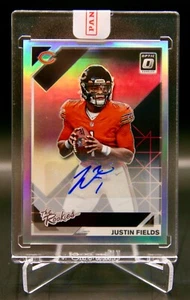 2021 Panini Donruss Optic - The Rookies #TR-4 Justin Fields RC Holo Auto #54/99 - Picture 1 of 2