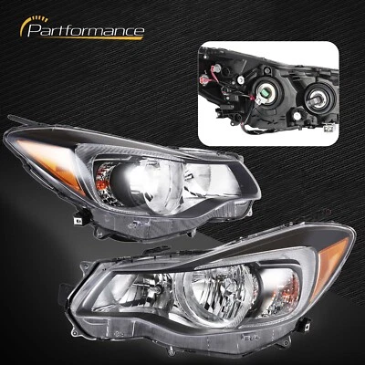 For 12-15 Subaru Impreza 13-15 XV Crosstrek Pair Headlight Assembly Left & Right - Image 1 of 4