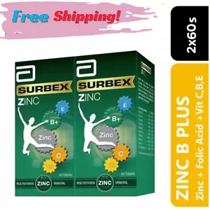 2X Surbex Zinco B Plus anni 60 Migliora Antistress, Acuità Mentale e Resistenza Energia - Foto 1 di 5