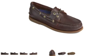 Sperry Top-Sider A/O 2 Eye Amaretto Boat Shoe Men's sizes 7-16 WIDE NEW!!! - Picture 1 of 2