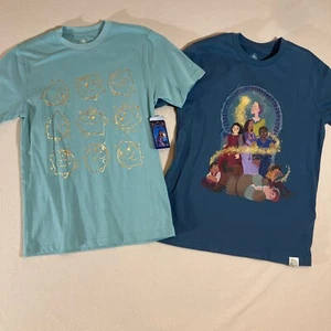 Lot of 2 NWT Disney WISH Graphic T-Shirts XS Short Sleeve Disney Vacation Fan - Picture 1 of 9