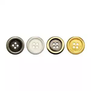 5pcs Vintage Metal Sewing Button, Distressed Finish, Antique Style for Crafts - Picture 1 of 8