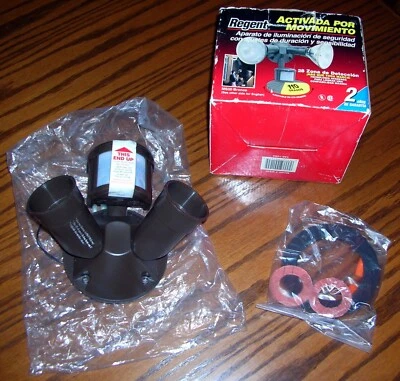 NUEVO VINTAGE - 1997 REGENT MOTION ACTIVADO SEGURIDAD LUZ DE INUNDACIÓN MS35 IMPERMEABLE Foto 1 de 4