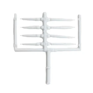 Casa Delle Bambole 8 Bianco Candele Chrysnbon Miniatura Candelabro Accessorio - Foto 1 di 8