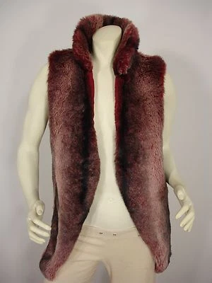 CHAQUETA CHALECO SIN MANGAS STORY OF LOLA PIEL SINTÉTICA LONGLINE FRENTE ABIERTO MUJER S/M Foto 1 de 4