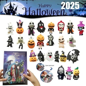 2025 Halloween Countdown Calendar with 24Pcs Mini Halloween Figures Toy Gifts US - Picture 1 of 10