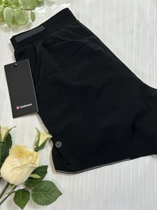 Lululemon Men's Fast Free Short 6" Lined - Black Size L - Picture 1 of 2