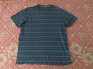 T-shirt Howler Brothers tasca multicolore geometrica manica corta tasca M cotone - Foto 1 di 8