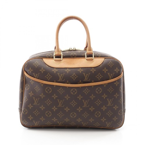 LOUIS VUITTON（LV） Borsa a mano da viaggio Louis Vuitton Deauville Bowling M47270 tela monogramma usata LV