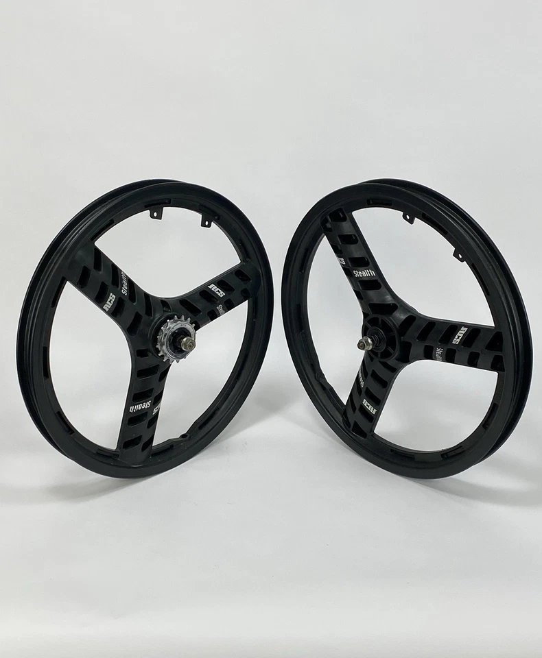 1999 ACS Stealth 20” BMX Mags Preto Vintage Ensino Médio Fabricado nos EUA Tri Spoke GT OG - Imagem 1 de 4