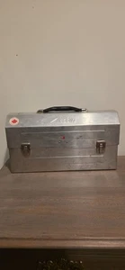 Vintage Aladdin Aluminum Lunch Box Lunch Pail - Picture 1 of 10