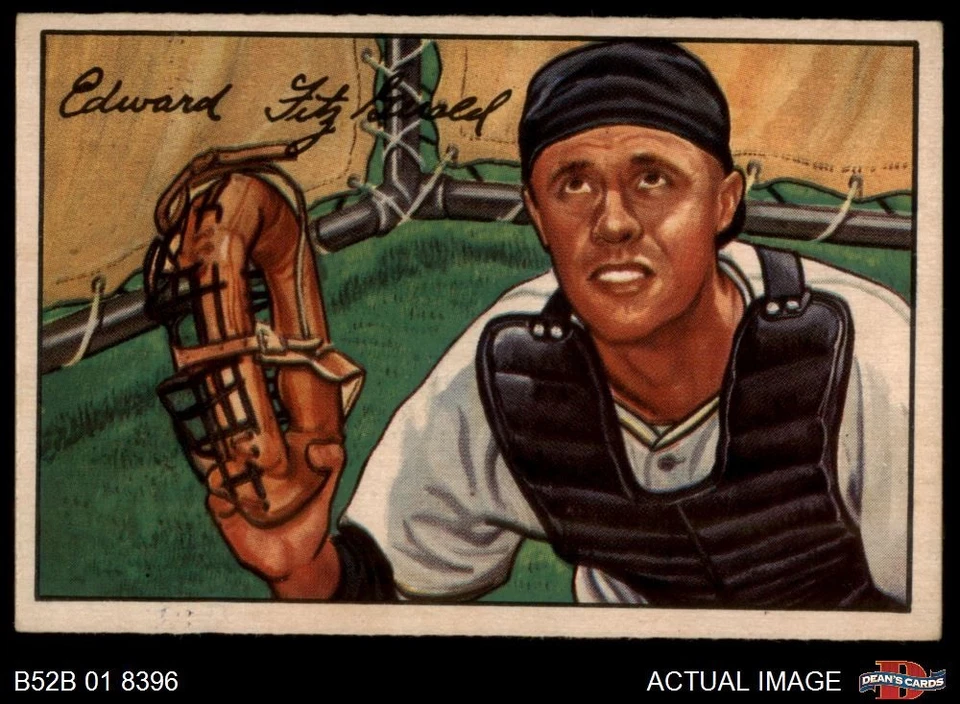 1952 Bowman #180 Ed Fitzgerald Pirates 4 - VG/EX - Image 1 of 1