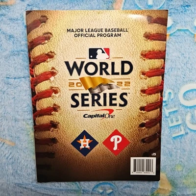 2022 World Series Souvenir Game Program Houston Astros Philadelphia Phillies - Image 1 of 4