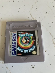Tiny Toon Adventures Babs Big Break (GameBoy, 1992) Game Only | Tested | Auth - Picture 1 of 2