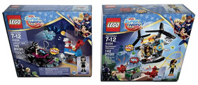 LEGO DC Super Hero Girls Set 41233 Lashina Tan & 41234 Bumblebee Helicopter NEW