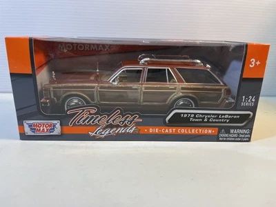 Chrysler Lebaron 1979 T&C modelo de coche fundido a presión: escala 1/24, nuevo en caja por Motormax Foto 1 de 4