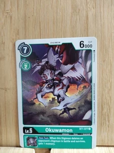 Digimon TCG🏆 OKUWAMON - BT1-077🏆Trading Card - Bild 1 von 1